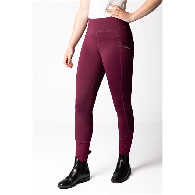 Legging d'équitation Equitight Avatar Fg Harry's Horse Enfantss Rouge foncé