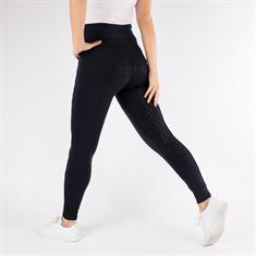 Legging d'équitation Equitights Full Grip Enfantss Harry's Horse Bleu foncé