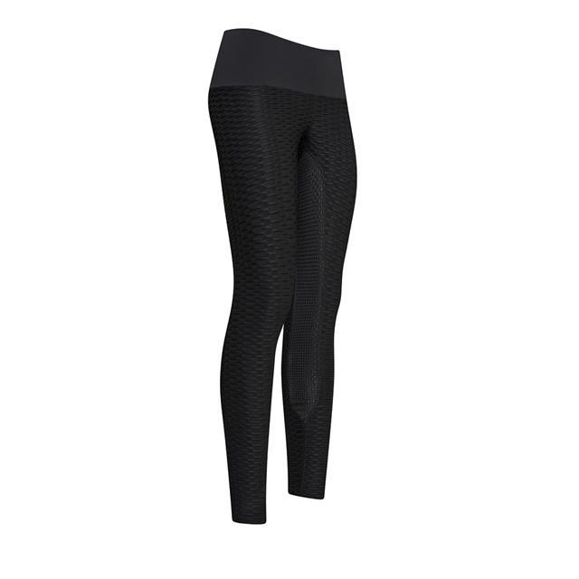 Legging d'équitation Flying Famous Basanes Grip euro-star Noir