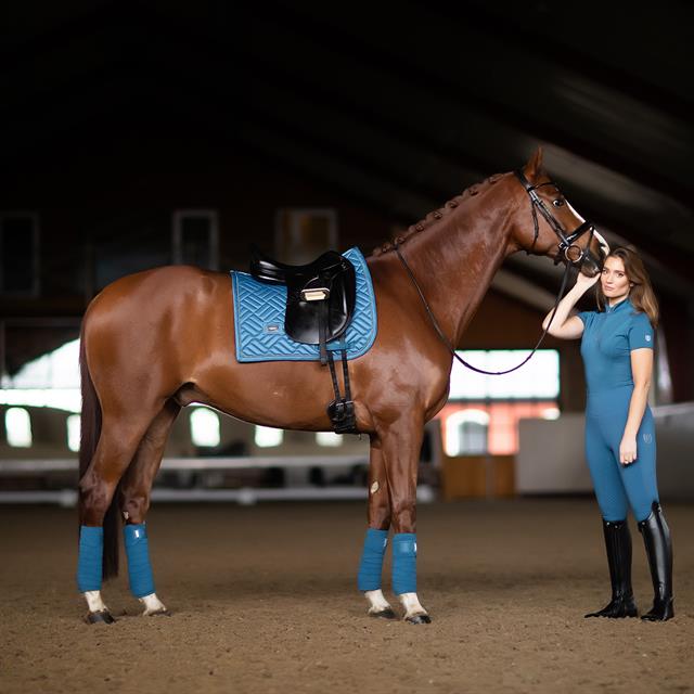 Legging d'équitation fond full-grip Movement Amalfi Equestrian Stockholm Bleu