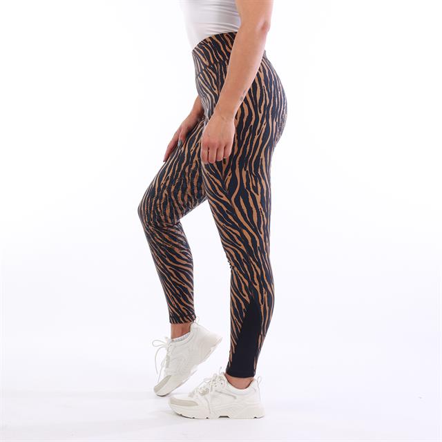 Legging d'équitation fond full-grip Parero PK Bleu foncé-jaune