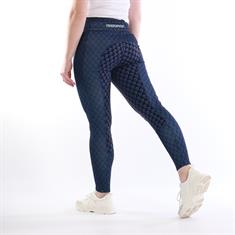 Legging d'équitation fond full grip pour Enfants Paardenpraat By Ej 3.0 Bleu foncé