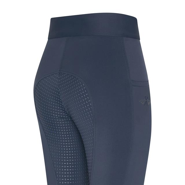 Legging d'équitation HVPLotte Full Grip HV POLO Enfants Bleu foncé