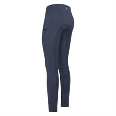 Legging d'équitation IRHShiny Uni Full Grip Enfantss Imperial Riding Bleu foncé