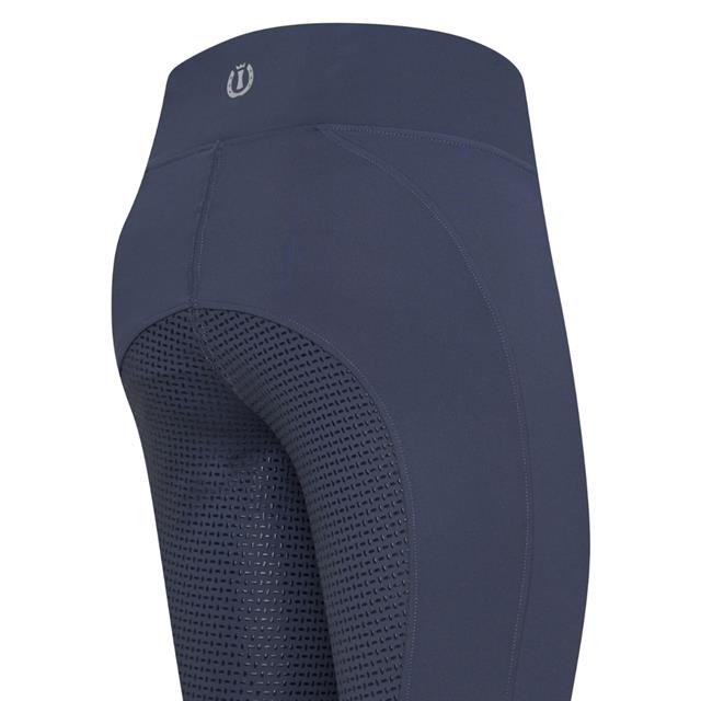 Legging d'équitation IRHShiny Uni Full Grip Enfantss Imperial Riding Bleu foncé