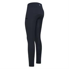 Legging d'équitation IRHShiny Uni Full Grip Imperial Riding Noir