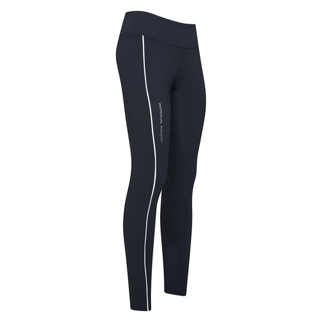 Legging d'équitation IRHShiny Uni Full Grip Imperial Riding Noir