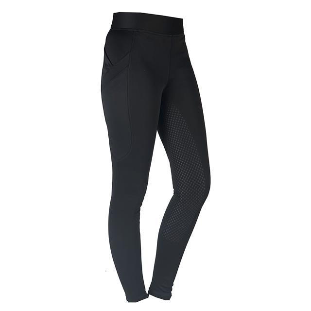 Legging d'équitation Kate fond silicone Enfants Horka Noir