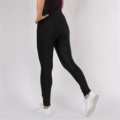 Legging d'équitation Linnea Full Grip Montar Noir