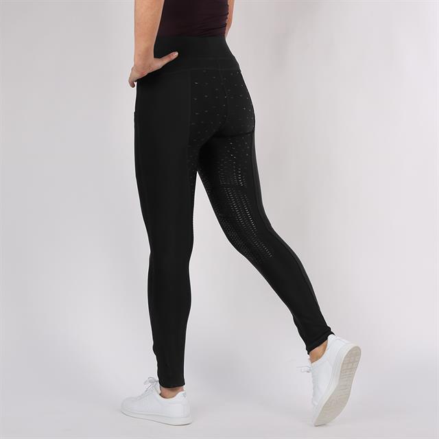 Legging d'équitation Linnea Full Grip Montar Noir