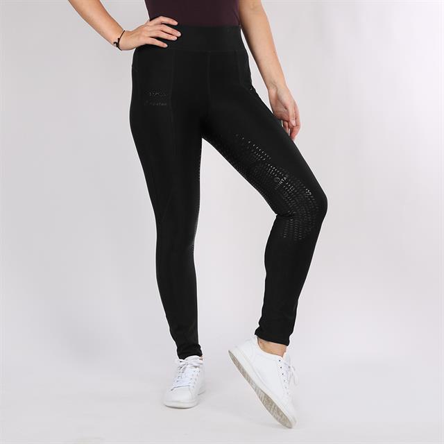 Legging d'Équitation Linnea Full Grip Montar Noir