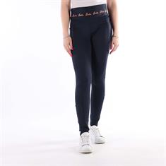 Legging d'équitation LouLou Soroa Full Grip Enfants Harry's Horse Bleu foncé