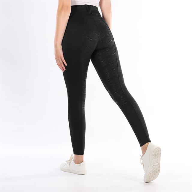 Legging d'équitation Michelle Full Grip Montar Noir