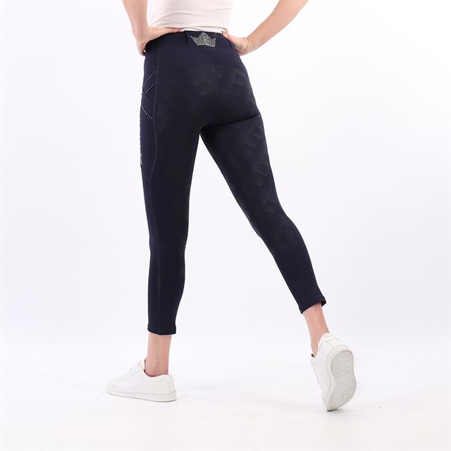 Legging d'équitation Momentum Basic Full Grip Enfantss Horka Bleu