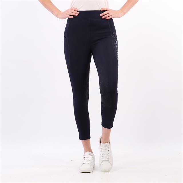 Legging d'équitation Momentum Basic Full Grip Enfantss Horka Bleu