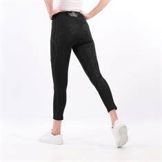 Legging d'équitation Momentum Basic Full Grip Enfantss Horka Noir