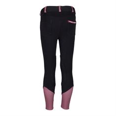 Legging d'équitation pour enfant Noah Red Horse Noir-mauve