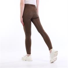 Legging d'équitation pour enfant simple à fond full-grip Epplejeck Marron