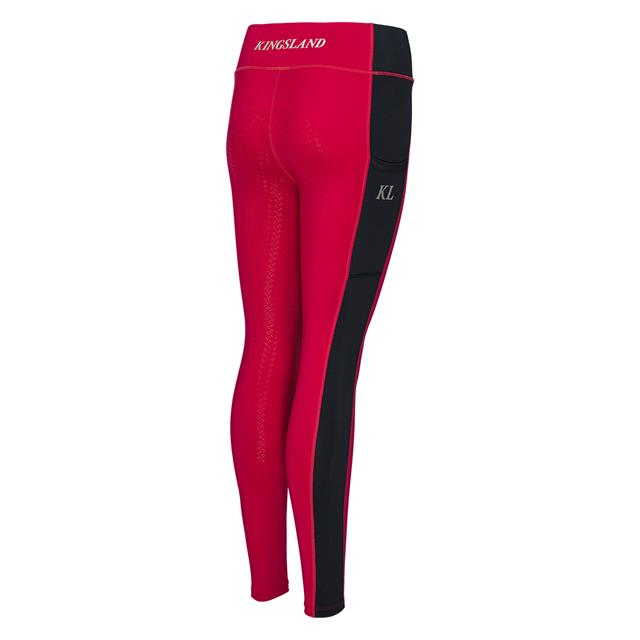 Legging d'équitation pour Enfants à fond full-grip Compression Enfantss Kingsland Rose