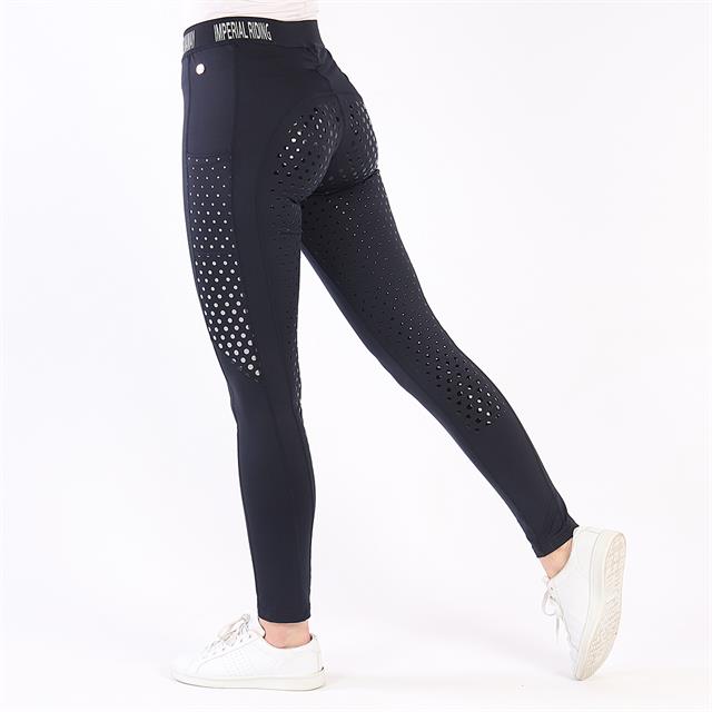 Legging d'Équitation Runaway Full Grip Silicone Imperial Riding Bleu foncé