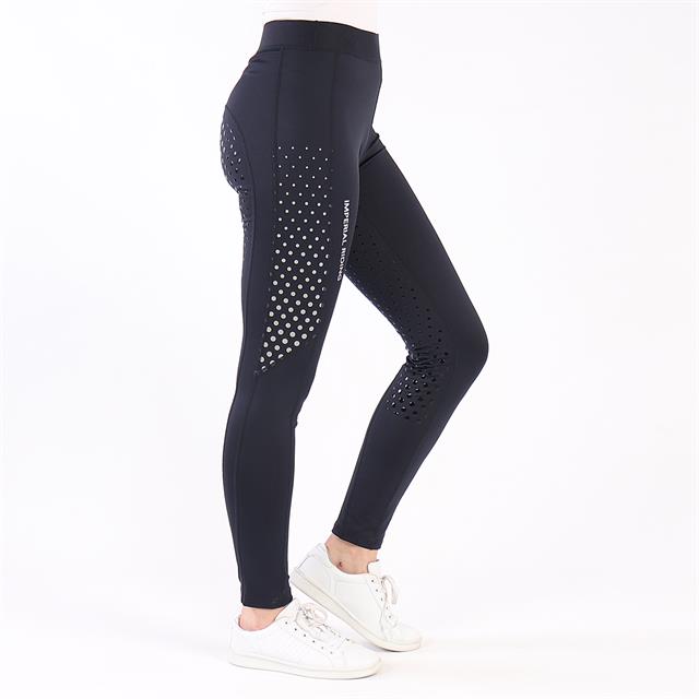 Legging d'Équitation Runaway Full Grip Silicone Imperial Riding Bleu foncé