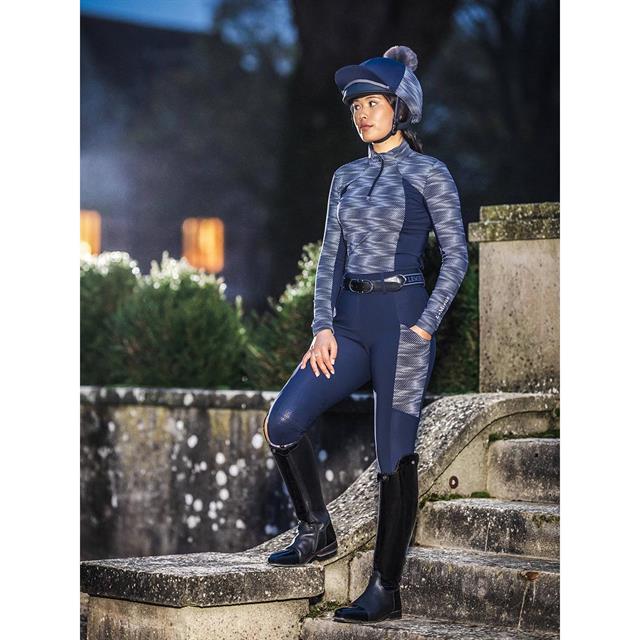 Legging d'équitation à basane Eleanor Reflective LeMieux Bleu foncé