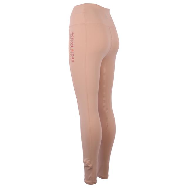 Legging d'équitation à fond basanes grip AR24210 Active Rider Marron clair
