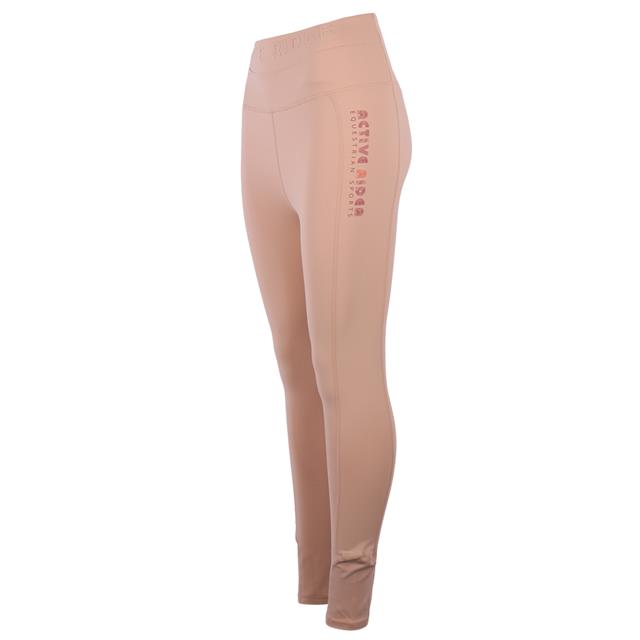 Legging d'équitation à fond basanes grip AR24210 Active Rider Marron clair