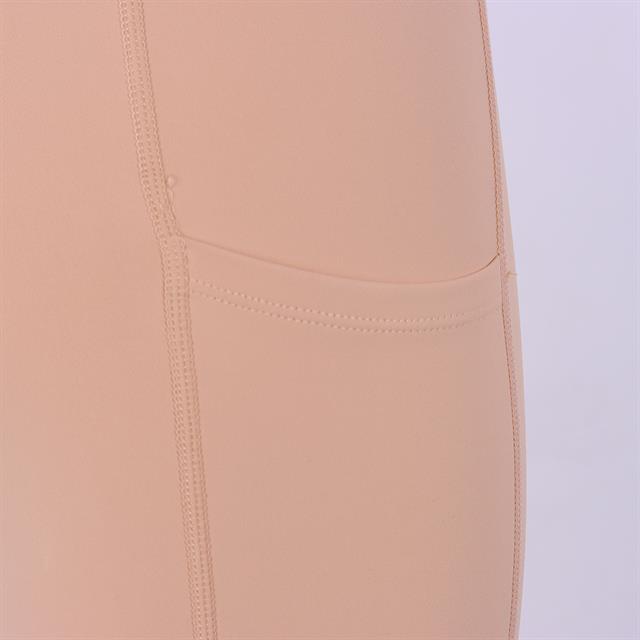 Legging d'équitation à fond basanes grip AR24210 Active Rider Marron clair