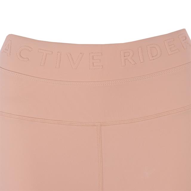 Legging d'équitation à fond basanes grip AR24210 Active Rider Marron clair