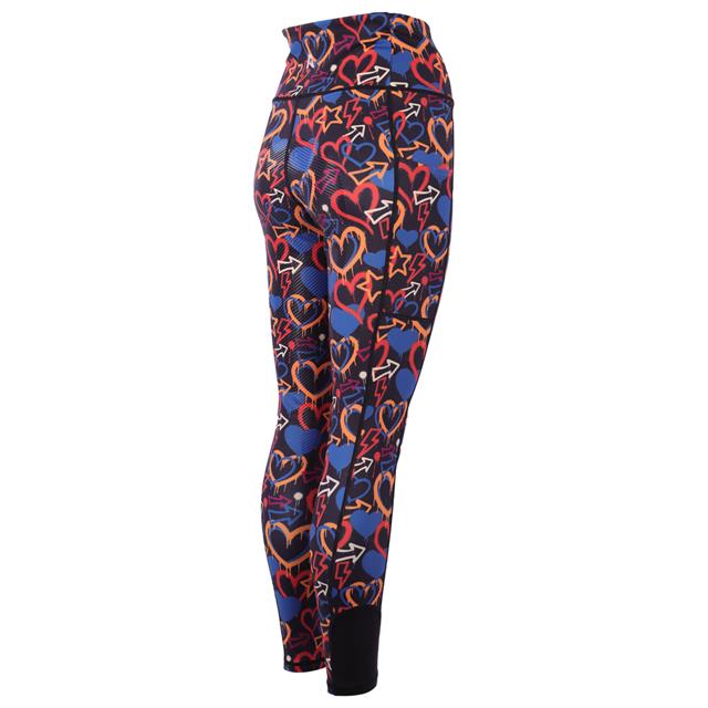 Legging d'équitation à fond full grip AR24209 Active Rider Noir