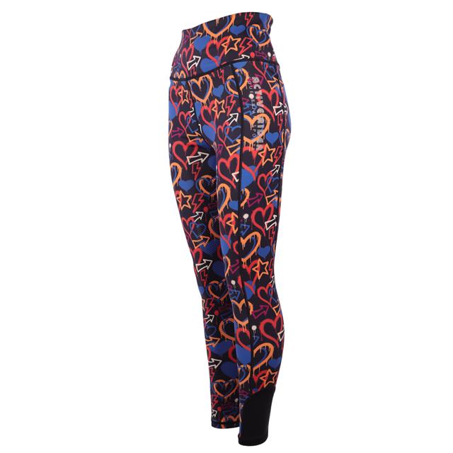 Legging d'équitation à fond full grip AR24209 Active Rider Noir