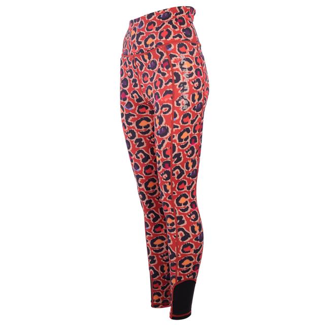 Legging d'équitation à fond full grip AR24209 Active Rider Rouge