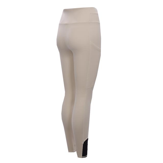 Legging d'équitation à fond full-grip Ar25300 Active Rider Blanc cassé