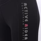 Legging d'équitation à fond full-grip Ar25300 Active Rider Noir