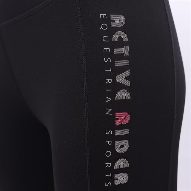 Legging d'équitation à fond full-grip Ar25300 Active Rider Noir