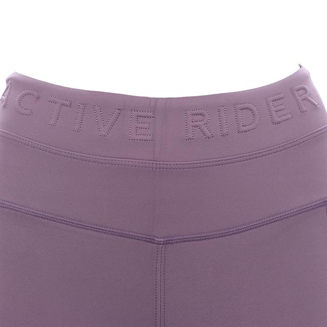 Legging d'équitation à fond full-grip Ar25300 Active Rider Violet
