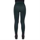 Legging d'équitation à fond full-grip Avelie QHP Vert foncé