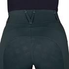 Legging d'équitation à fond full-grip Avelie QHP Vert foncé