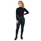 Legging d'équitation à fond full-grip Avelie QHP Vert foncé