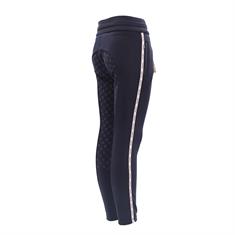 Legging d'équitation à fond full-grip BPhlox Garçons Boeffies Bleu foncé