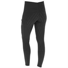 Legging d'équitation à fond full-grip Covalliero Enfantss Noir