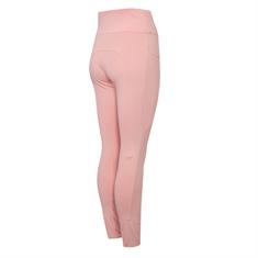 Legging d'équitation à fond full-grip Cycle Four ROAN Rose clair