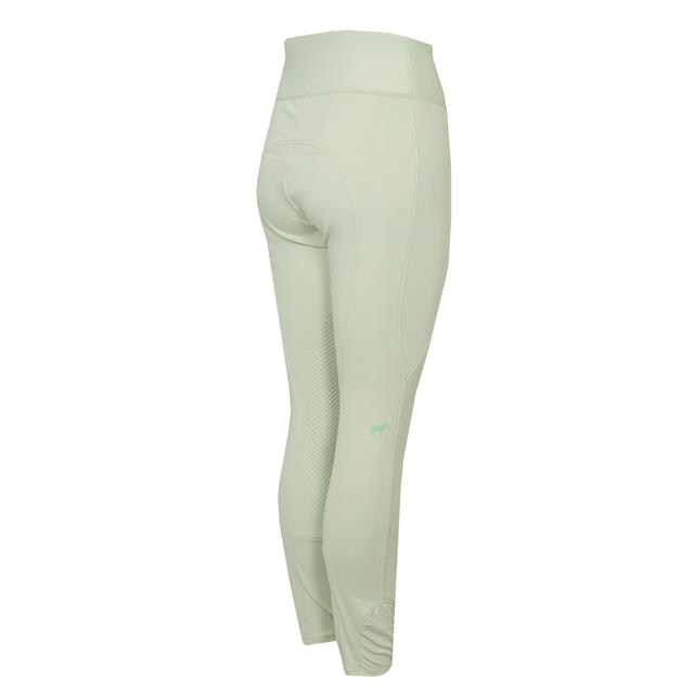 Legging d'équitation à fond full-grip Cycle Four ROAN Vert clair