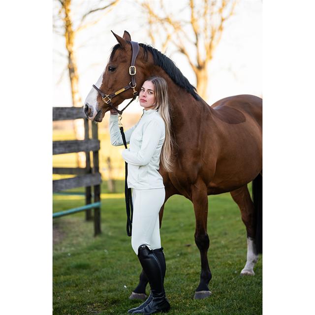 Legging d'équitation à fond full-grip Cycle Four ROAN Vert clair