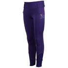 Legging d'équitation à fond full-grip Diva Violet Harry's Horse Enfantss Mauve foncé