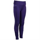 Legging d'équitation à fond full-grip Diva Violet Harry's Horse Enfantss Mauve foncé