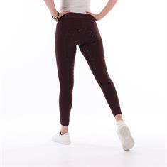 Legging d'équitation à fond full grip EJPhebe Enfantss Epplejeck Rouge foncé