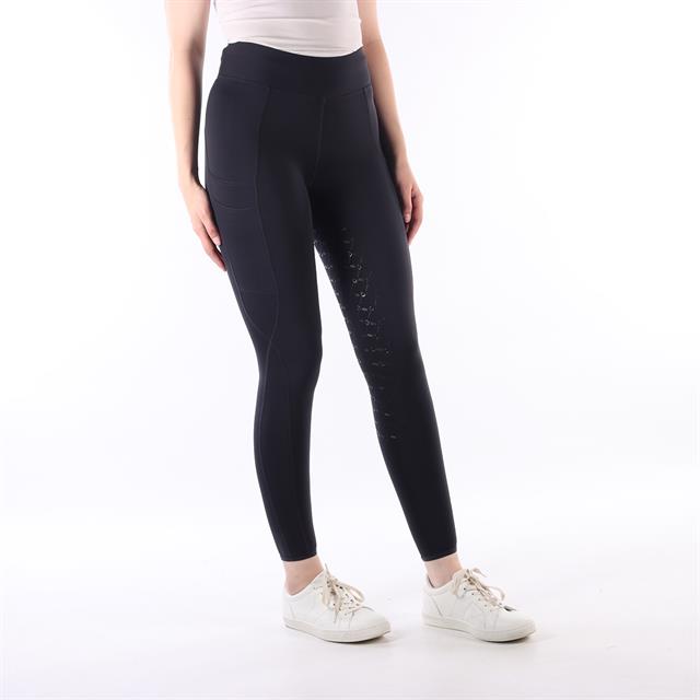 Legging d'équitation à fond full grip EJPhebe Epplejeck Bleu foncé