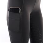 Legging d'équitation à fond full grip EJPhebe Epplejeck Gris foncé